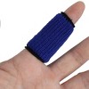 Unique Bargains Elastic Fabric Sports Accessory Finger Sleeve Dark Blue 2.2" x 1.1" 10 Pcs - 3 of 3