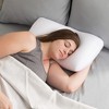 Hastings Home Microbead Contour Pillow- White - image 4 of 4