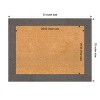 Amanti Art Rustic Plank Framed Corkboard, Natural Cork - 4 of 4