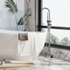 Freestanding Bathtub Faucet, Floor Mount Tub Filler with Hand Shower, 360° Swivel Spout, Single Handle Bathroom Tub Faucet for Cleaning, Bathing - 3 of 4