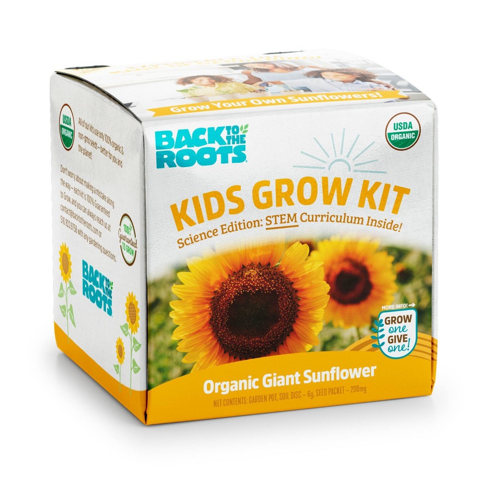 Back to the Roots Organic Kids' Science Grow Kit - Sunflower