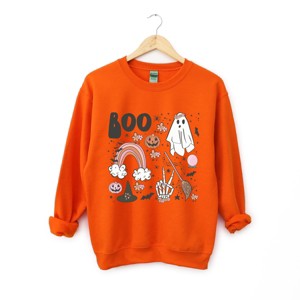 Simply Sage Market Halloween Cluster Sweatshirt - 1 of 4