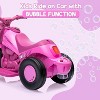 6V Battery Powered Electric Motorcycle 1.9 MPH Speed w/LED Headlights, Music, Pedal, 3 Wheels Motorbike Toys Gift for Boys Girls - 2 of 4