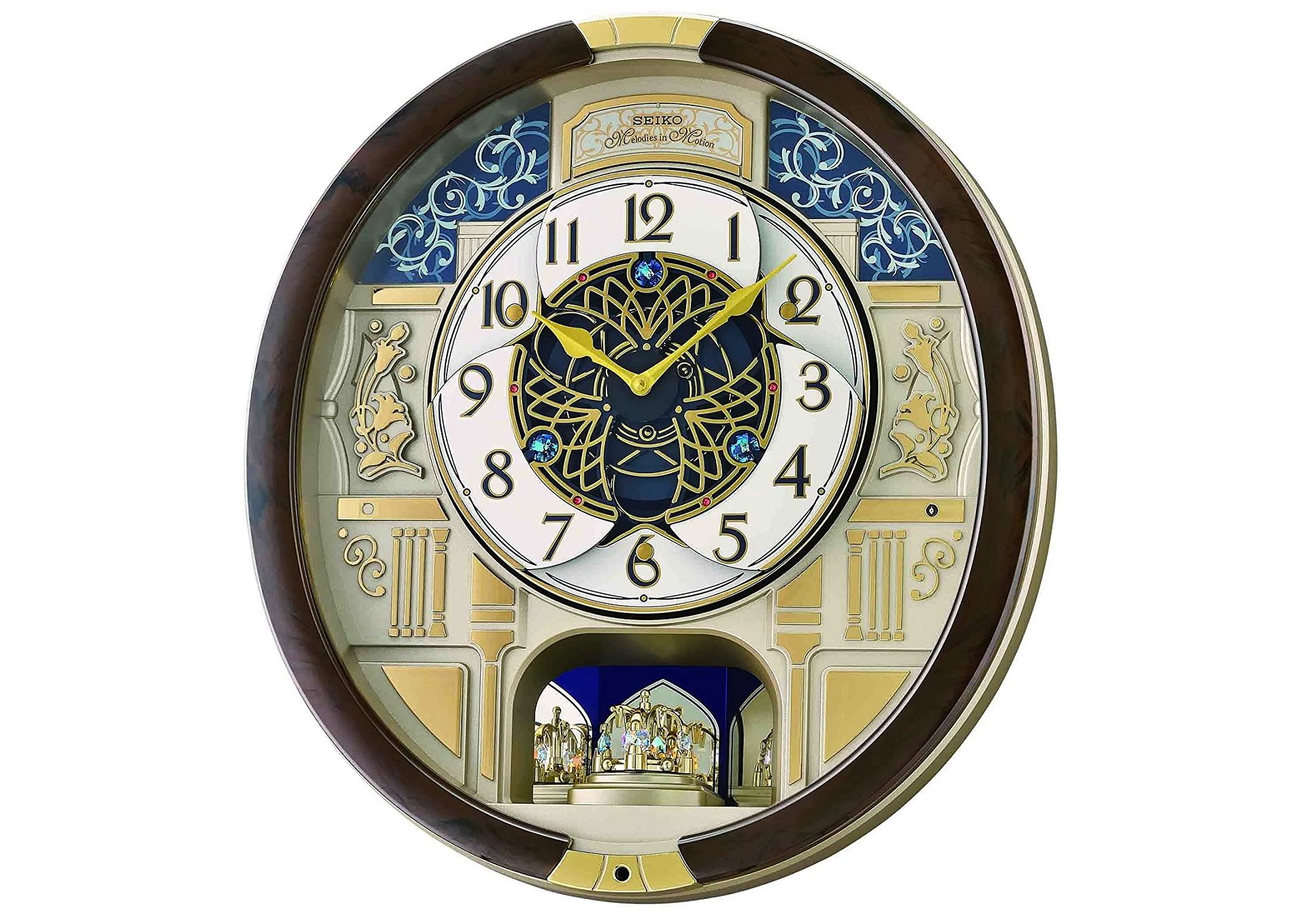 Seiko Special Collector's Edition Melodies in Motion Clock with Swarovski Crystals