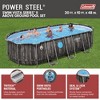 Coleman Power Durable Steel Frame Swim Vista Series II 20' x 10' x 48" Above Ground Outdoor Swimming Pool Set with 1000 GPH Filter Pump and Ladder - 2 of 4