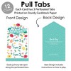 Big Dot of Happiness Colorful Floral Happy Mother's Day - We Love Mom Party Game Pickle Cards - Kids Coupon Pull Tabs - Set of 12 - 3 of 4