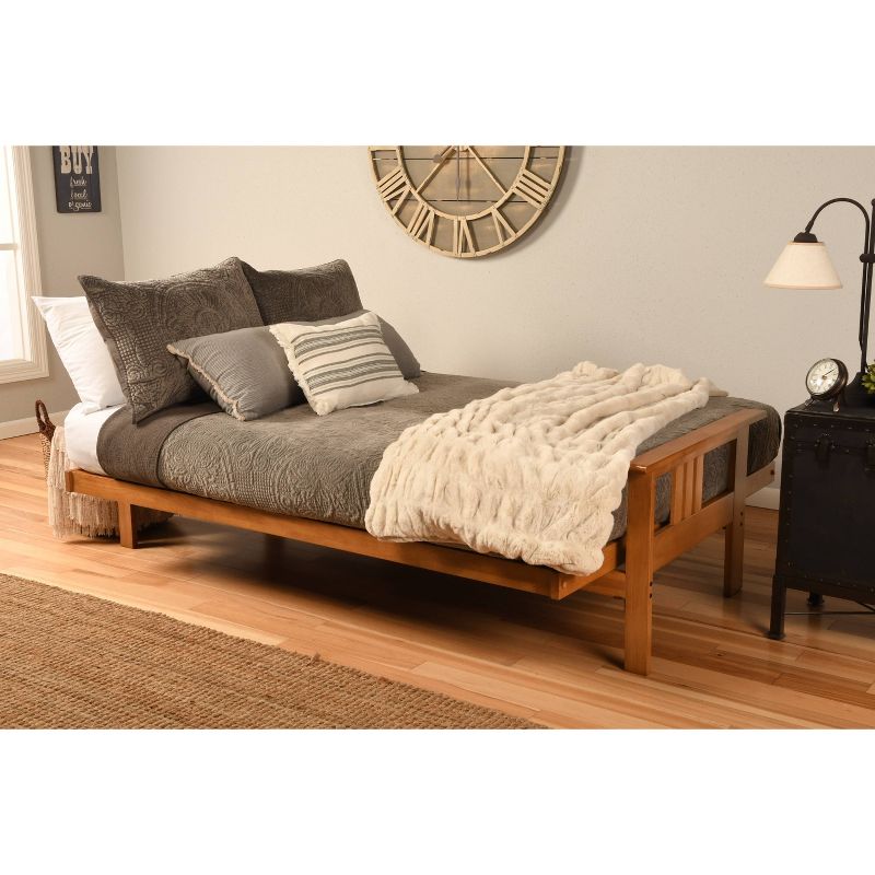 Full Chicago Coil Spring Mattress Futon with Drawers - Dual Comfort, 3 of 7