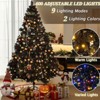 GOTGELIF Stunning Black 7.5Ft Pre-Lit Christmas Tree Xmas Decoration - 4 of 4