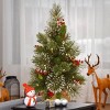 1.5' Wintry Pine Artificial Christmas Tree Battery Operated Warm White LED Lights - National Tree Company - 2 of 4