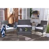 Abdul 4 Piece Living Set - Indoor/Outdoor - PAT7504 - Safavieh - 2 of 4