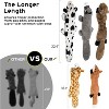 Nocciola 5 PCS Jungle Series Crinkle Dog Toys, No Stuffing Squeaky Dog Toys with Double Layer Reinforced Fabric,Christmas gift - 4 of 4