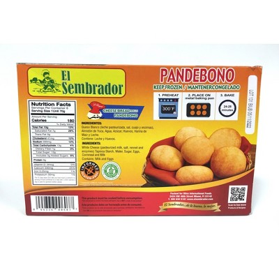El Sembrador Frozen Gluten Free Pan de Bono - 13.2oz/6ct