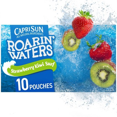 Capri Sun Roarin' Waters Strawberry Kiwi Juice Drinks - 10pk/6 fl oz Pouches