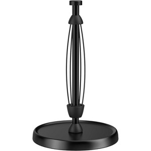 Paper Towel Holder Countertop, One-Handed Tear, Stainless Steel, Weighted Base, Paper Towel Roll Holder Stand - 1 of 4