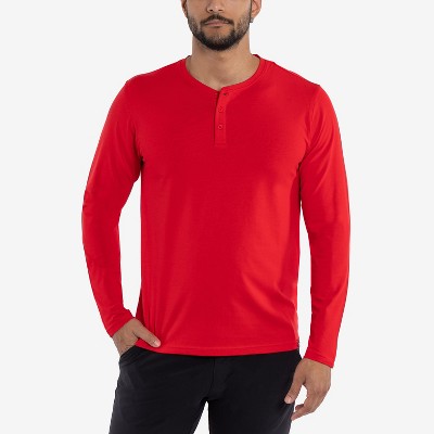 X RAY Men's V-Neck & Henley Long Sleeve T-Shirt