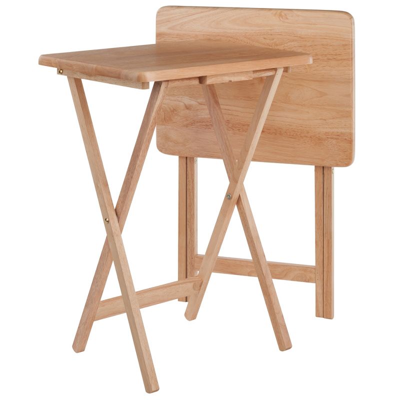 2pc Alex Snack Table Set Natural - Winsome, 1 of 10