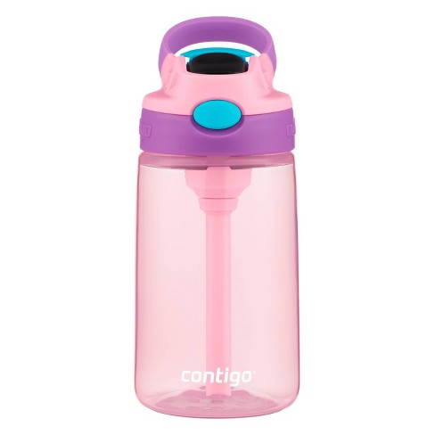 Contigo 14oz 2pk Plastic Cleanable Kids' Water Bottles Purple/Pink