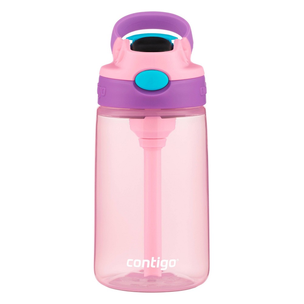 Photos - Water Bottle Contigo 14oz Plastic Strawberry Cream Kids' Cleanable Autospout Water Bott 