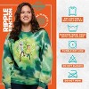 Ripple Junction x Rick and Morty Men's Pullover Crew Sweatshirt Tie Dye Portal - 3 of 3