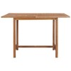vidaXL Garden Table 47.2"x47.2"x29.5" Solid Teak Wood - 2 of 4