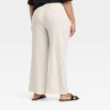 Women's Mid-Rise Wide Leg Linen Pull-On Pants - A New Day™ - 2 of 3