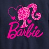 Boys' - Barbie - Barbie Logo Hearts Graphic Long Sleeve Fleece Sweatshirt - 2 of 4