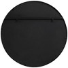 Elegant Lighting Metal windowpane mirror 28 inch x 28 inch in Black - 4 of 4