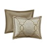 Gracie Mills Tommie 12-Piece Damask Comforter Set with Cotton Bed Sheets - 4 of 4