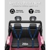 White 2-Seater Kids Ride on Car - 24v Electric Vehicle with 2.4g Parent Remote, 4 & 2x200w Motors | 20" Wide Adjustable Seat, LED Lights, Bluetooth | - 4 of 4