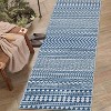 Rug Machine Washable,  Rug Non Slip Small Bedroom, Rug Low Pile Throw Rug, for Dining Room Living Room, Geometric Area Rug Entryway Rug - 2 of 4