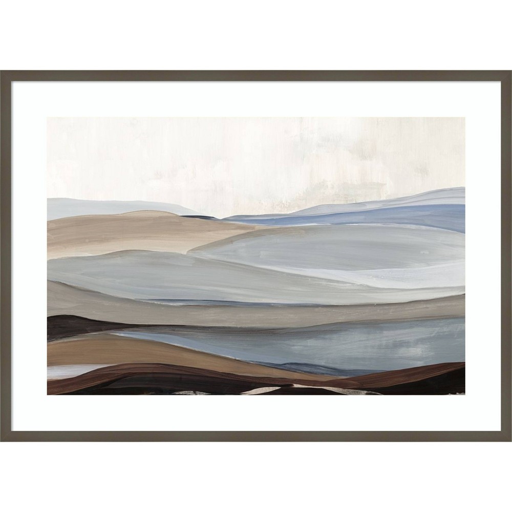 Photos - Wallpaper Amanti Art 41"x30" Natural Landscape by Allison Pearce Wood Framed Wall Ar