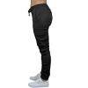 Jump Start Women's Loose  Fit  Cotton Flex Stretch Cargo Jogger Pants - 2 of 3