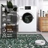 Washable Rug for Living Room Botanical Floral Bedroom Rug Non Slip Soft Vibrant Carpet Low Pile Foldable Floor Mat for Dorm - 3 of 4