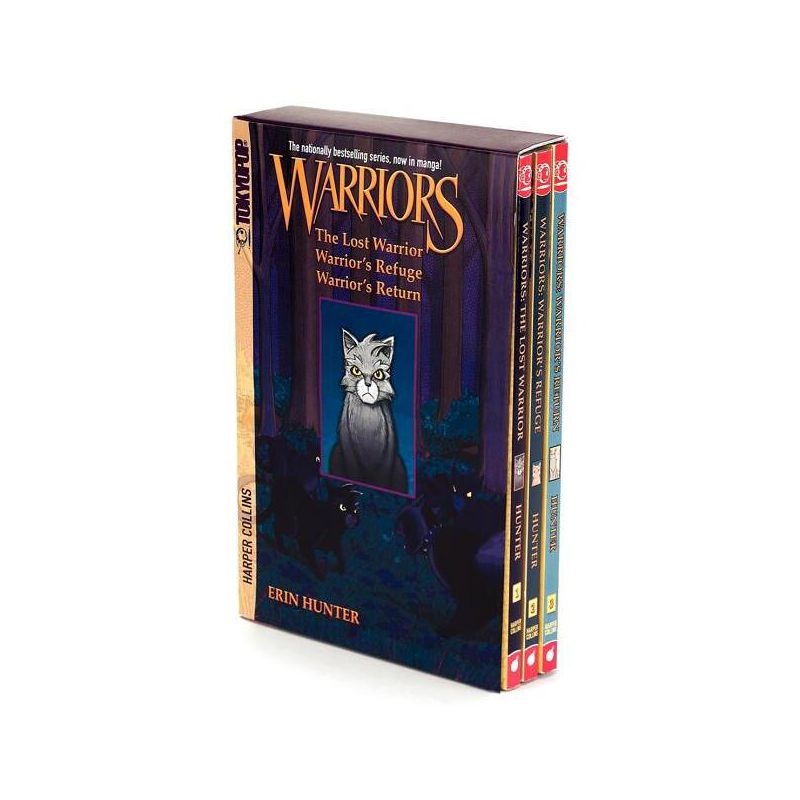 Warriors Manga 3-Book Box Set: Graystripe's Adventure - by  Erin Hunter (Paperback), 1 of 2