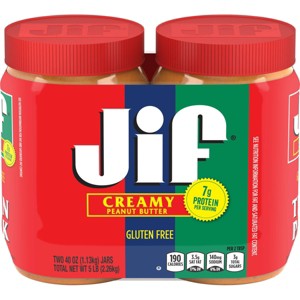 Jif Creamy Peanut Butter Twin Pack - 80oz - 1 of 4