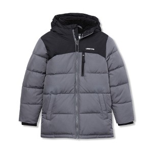 Lands' End Kids Water Resistant High Pile Lined Coat - 1 of 3