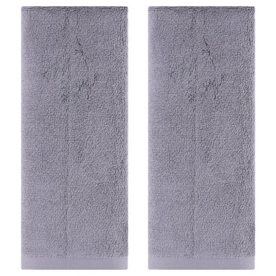 REGALWOVEN Cotton Soft Absorbent Embroidered Floral Hand Towel for Bathroom 14" x 31" 2 Pcs