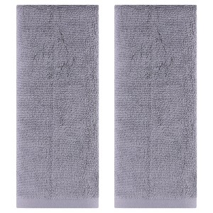 REGALWOVEN Cotton Soft Absorbent Embroidered Floral Hand Towel for Bathroom 14" x 31" 2 Pcs - 1 of 4