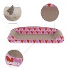 THE LICKER STORE Montego Coastal Patterned Cardboard Lounge Bed Cat Scratcher with Catnip - 3 of 4