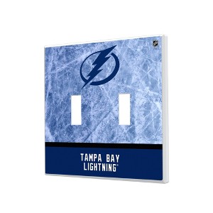NHL Eastern Conference Teams Ice Wordmark Hidden-Screw Light Switch Plate for Double Toggle - 1 of 4