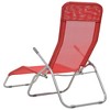 vidaXL Folding Sun Loungers 2 pcs Textilene Red - 4 of 4