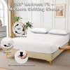 SEVOBAL Mattresses Diamond Grid Ultrasonic Waterproof Mattress Protector Mattress Pad Size Q, White, 60"*80"*8" - 3 of 4
