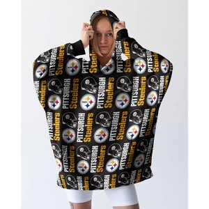 NFL Pittsburgh Steelers Adult Wearable Blanket - 1 of 2