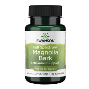 Swanson Magnolia Bark – Capsules [400 mg, 60 Count] - 1 of 4