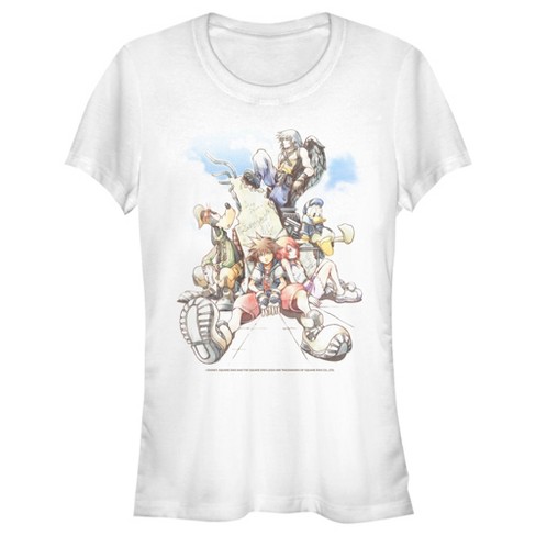 Juniors Womens Kingdom Hearts Final Mix Box Art T-Shirt - image 1 of 4