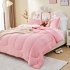 Bestier Full Comforter Set for Kids and Teens – 3 Pcs All-Season Bedding with Skin-Friendly Lightweight Quilt & Pillowcase - 4 of 4