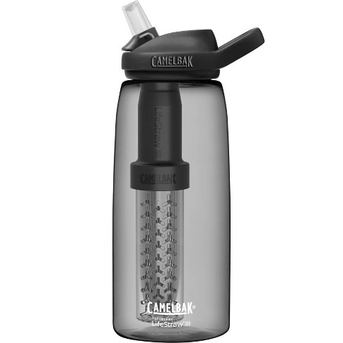 32oz Insulated Stainless Steel Filtered Water Bottle with Filter Black