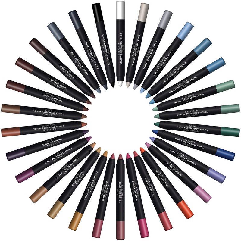 SHANY Multi Use Chunky Jumbo Pencils EyeShadow/Eyeliner  - 30 pieces, 2 of 5