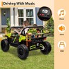 Harley-Style 24V Kids UTV Ride-on - Parent Remote Control, 2 Seats, Bluetooth Music,Storage Spaces,LED Lights & Metal Body for Ages 1-8 - 4 of 4