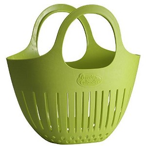 Hutzler Mini Colander Garden Basket, Small, Green - 1 of 4